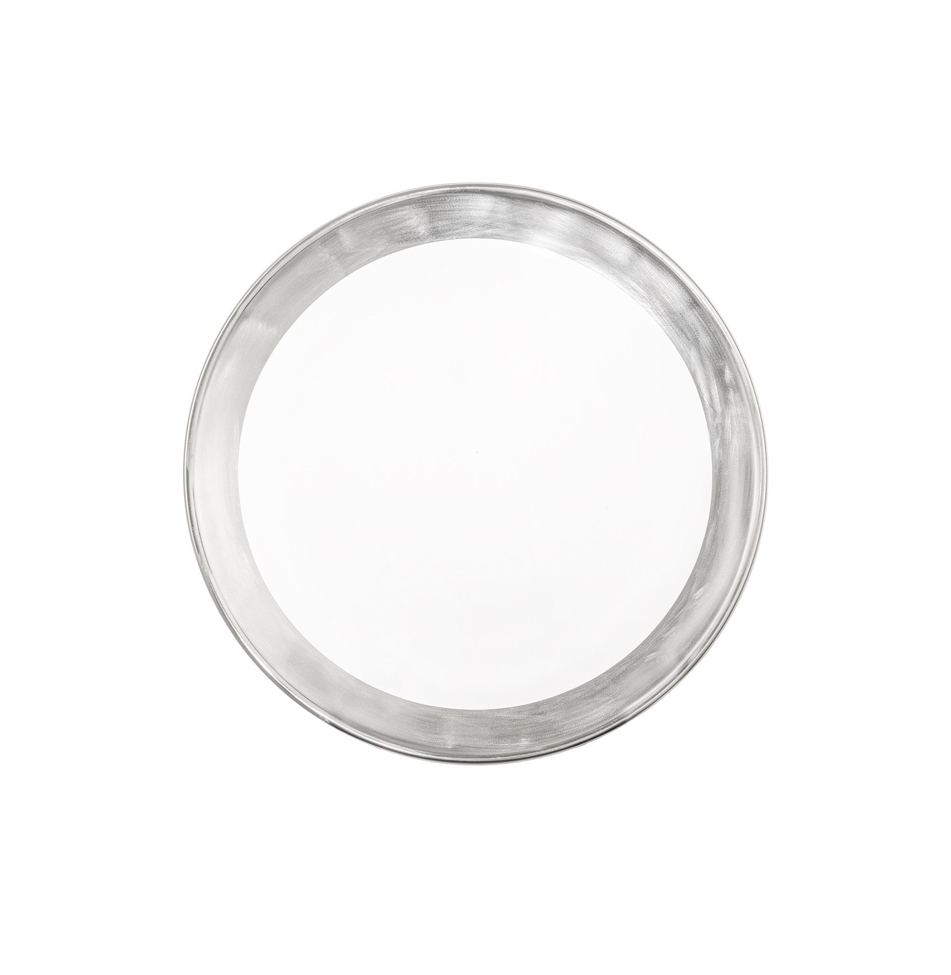 Plate silver Ø 210 mm PURO