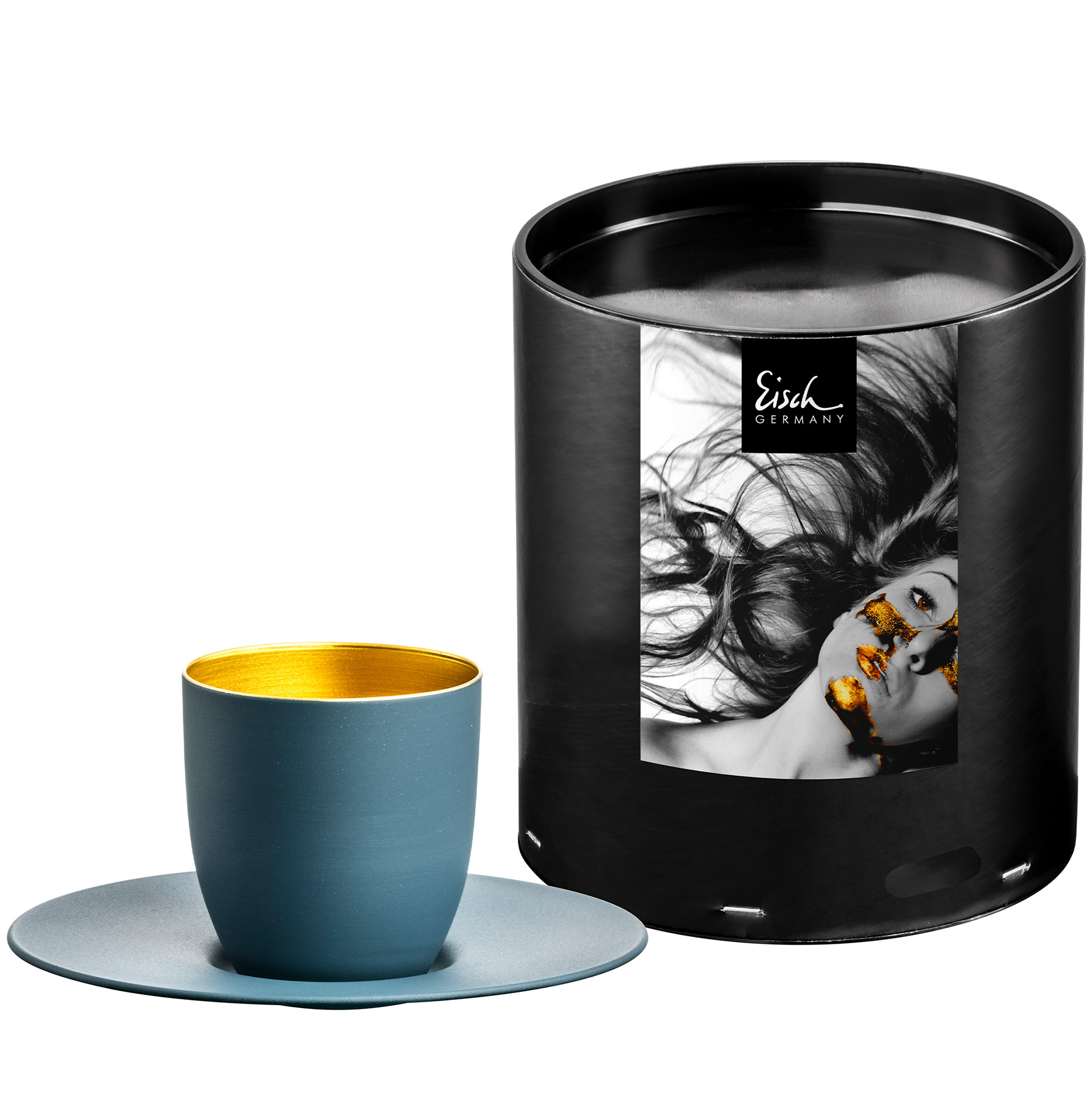 Espresso set petrol/gold COSMO COLLECT