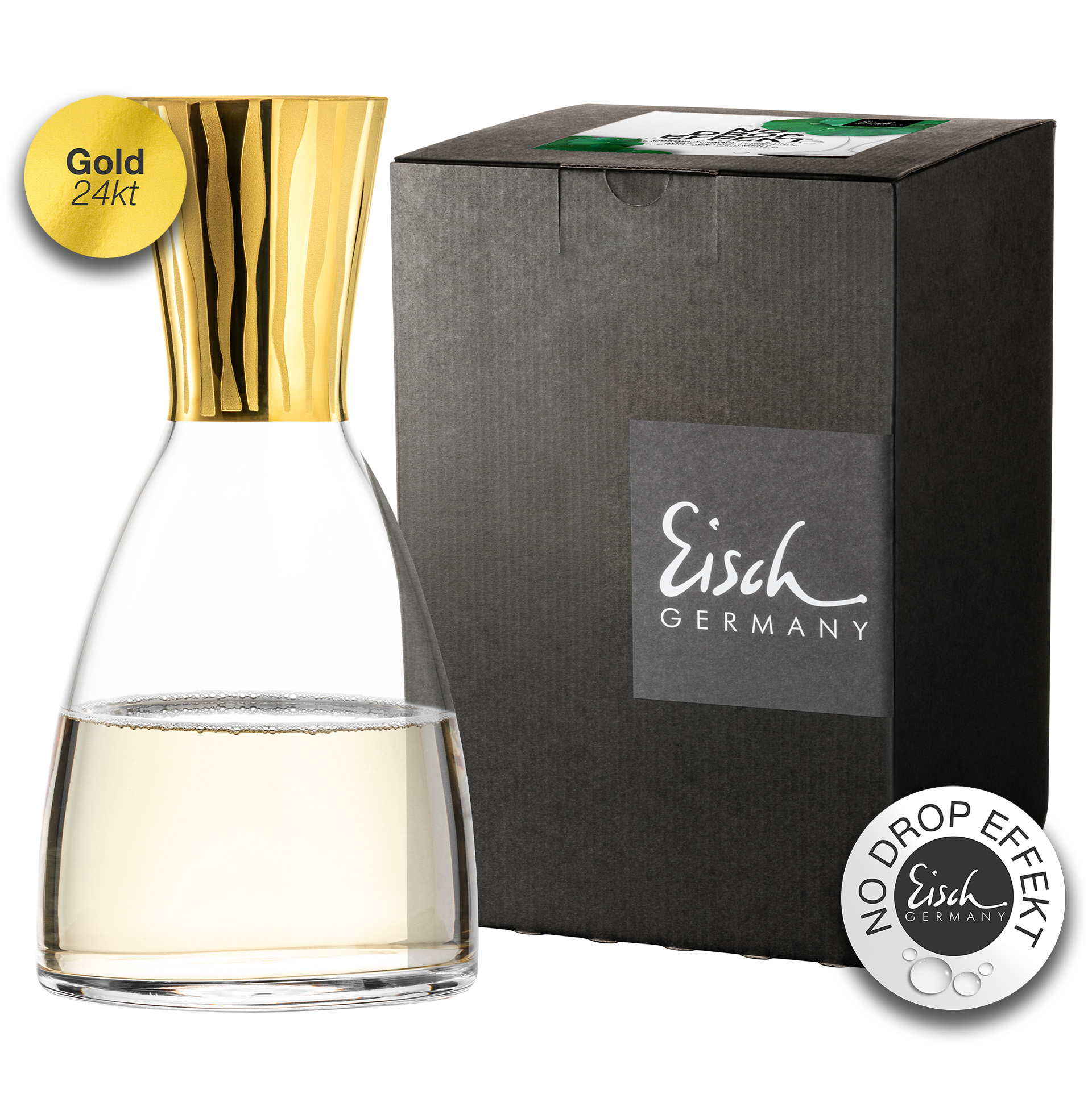 Karaffe gold No Drop Effekt 0,75l ELIOR