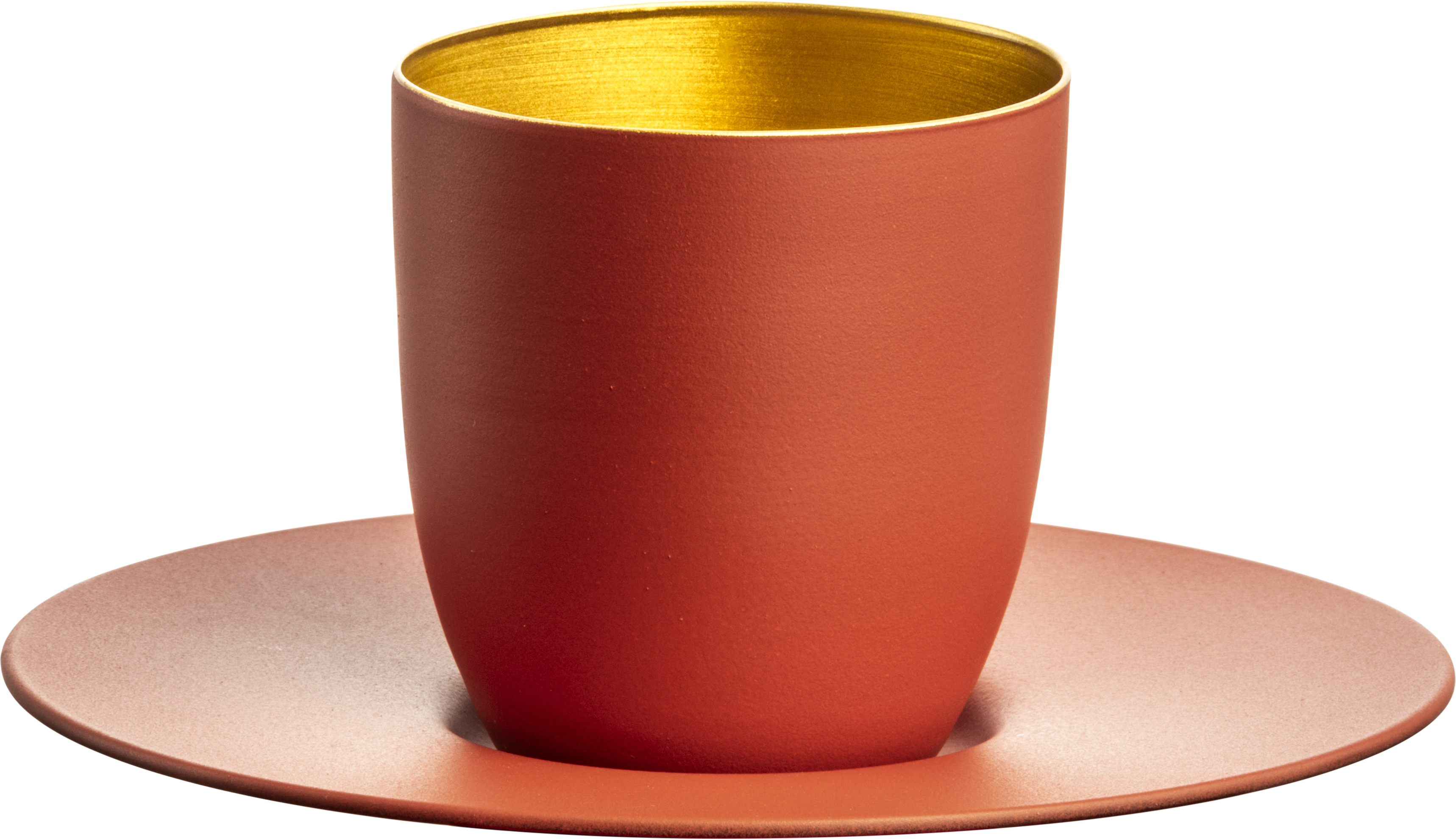 Espresso-Set coralle/gold COSMO COLLECT