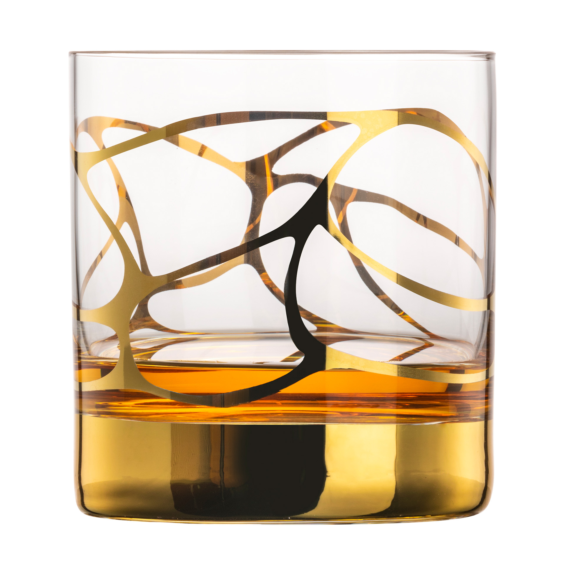 Whisky glasses gold STARGATE