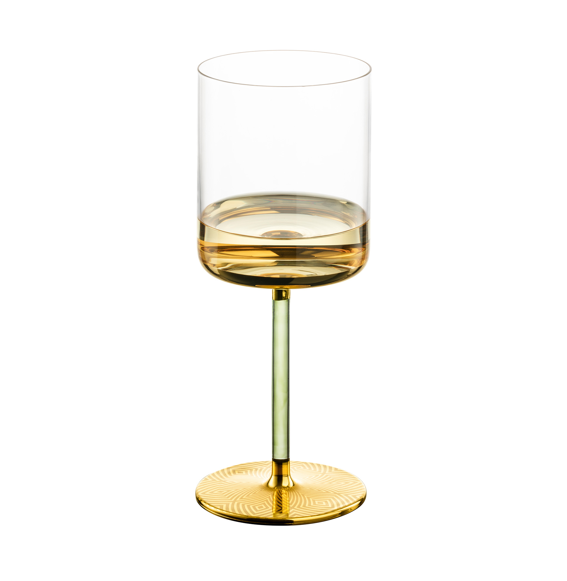 Weißweingläser gold ADELINE