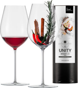 Eisch Unity SensisPlus Bordeauxglas mit Weinaromen