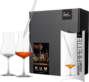 Verkosten Sie Ihren Rum mit den Gläsern und der Pipette im Eisch Rum Nosing Set