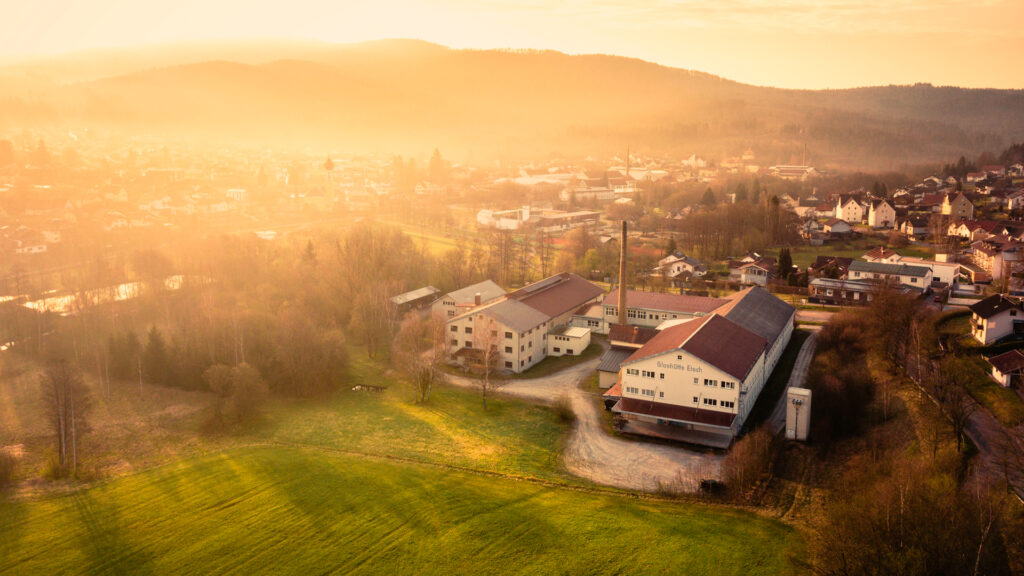 Drohnenaufnahme Eisch Germany, Frauenau